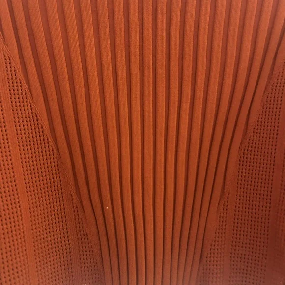 ba&sh Rust Button Down Ribbed Top - Picture 5 of 8